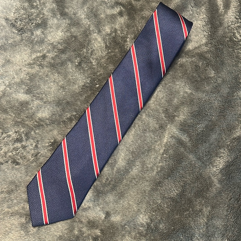The Men’s Store Bloomingdale’s Silk Striped Tie nwt